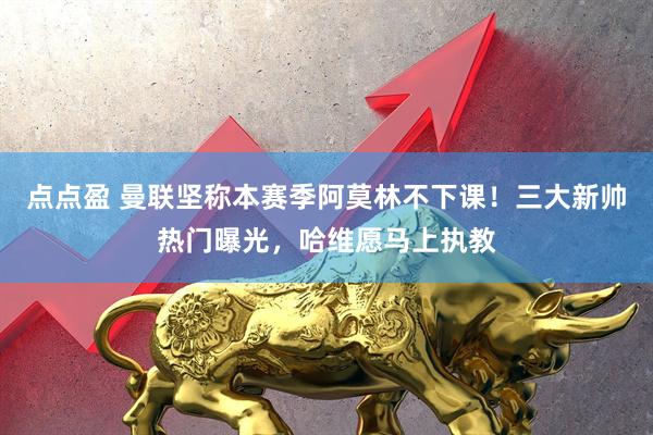 点点盈 曼联坚称本赛季阿莫林不下课!三大新帅热门曝光,哈维愿马上执教